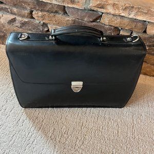 JACK GEORGES Vintage Leather Briefcase